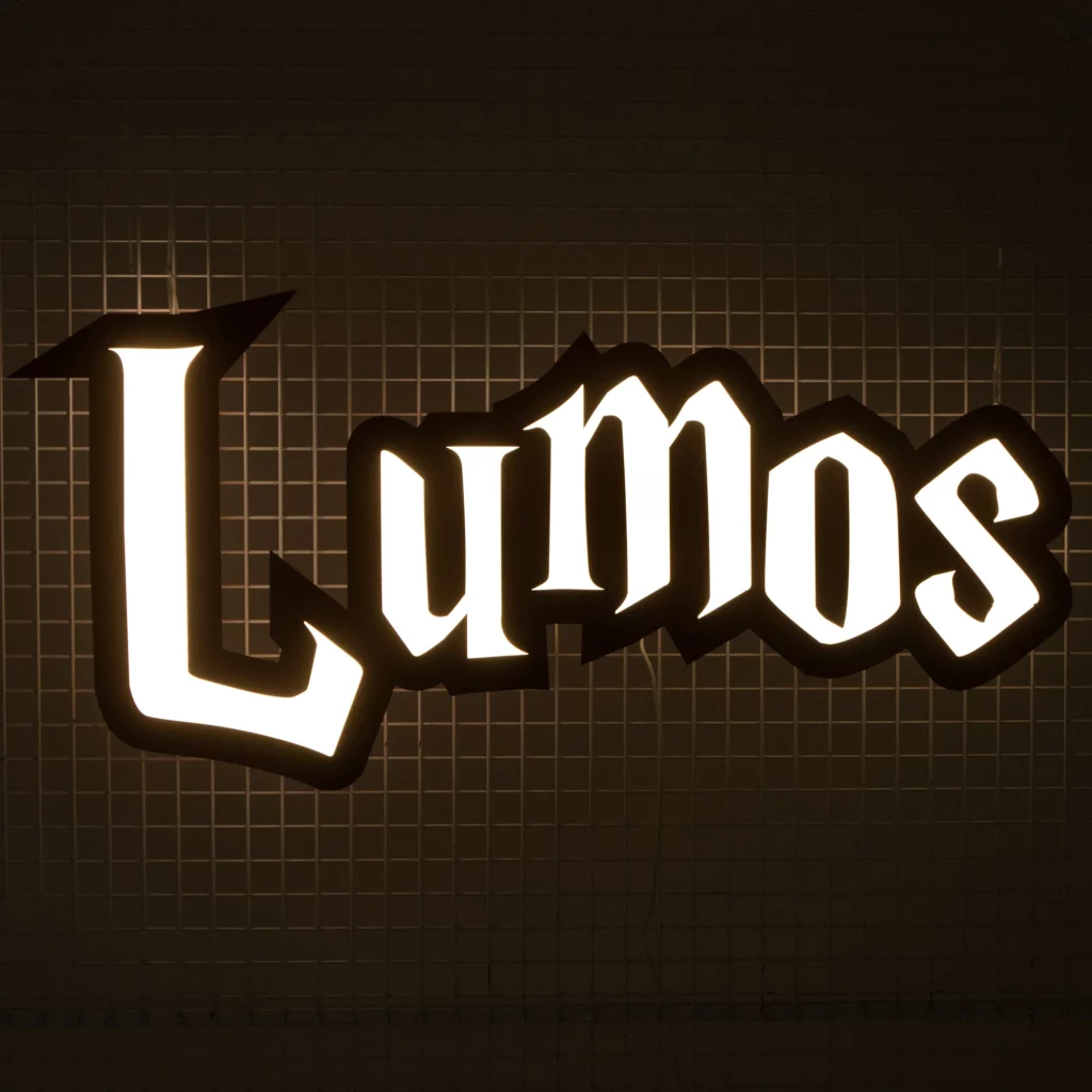 Neon Lumos - w klimacie Harrego Pottera - rent4events.pl, rent4wedding.pl.