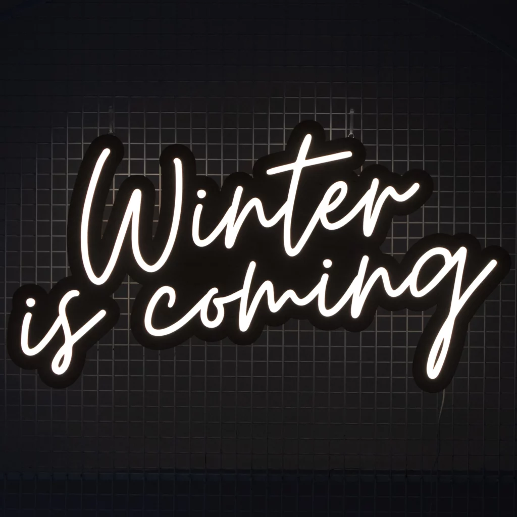 Neon Winter Is Coming - powiew zimy - rent4events.pl, rent4wedding.pl.