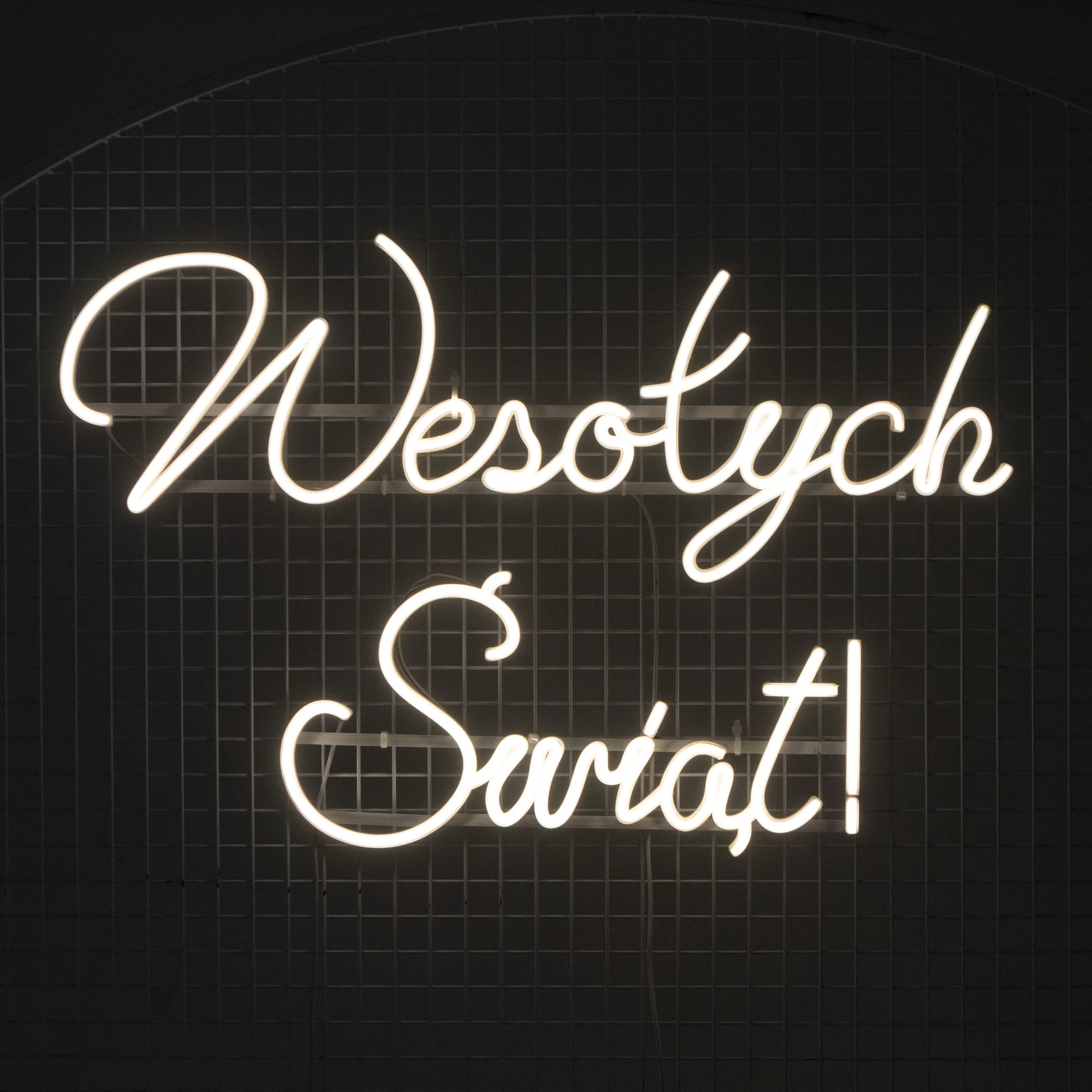 Neon Wesołych Świąt - magia świąt - rent4events.pl, rent4wedding.pl.